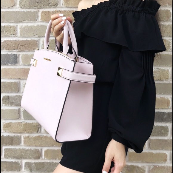 Gaby’sBags👜💕- NWT Michael Kors Satchel Pink - Picture 4 of 8